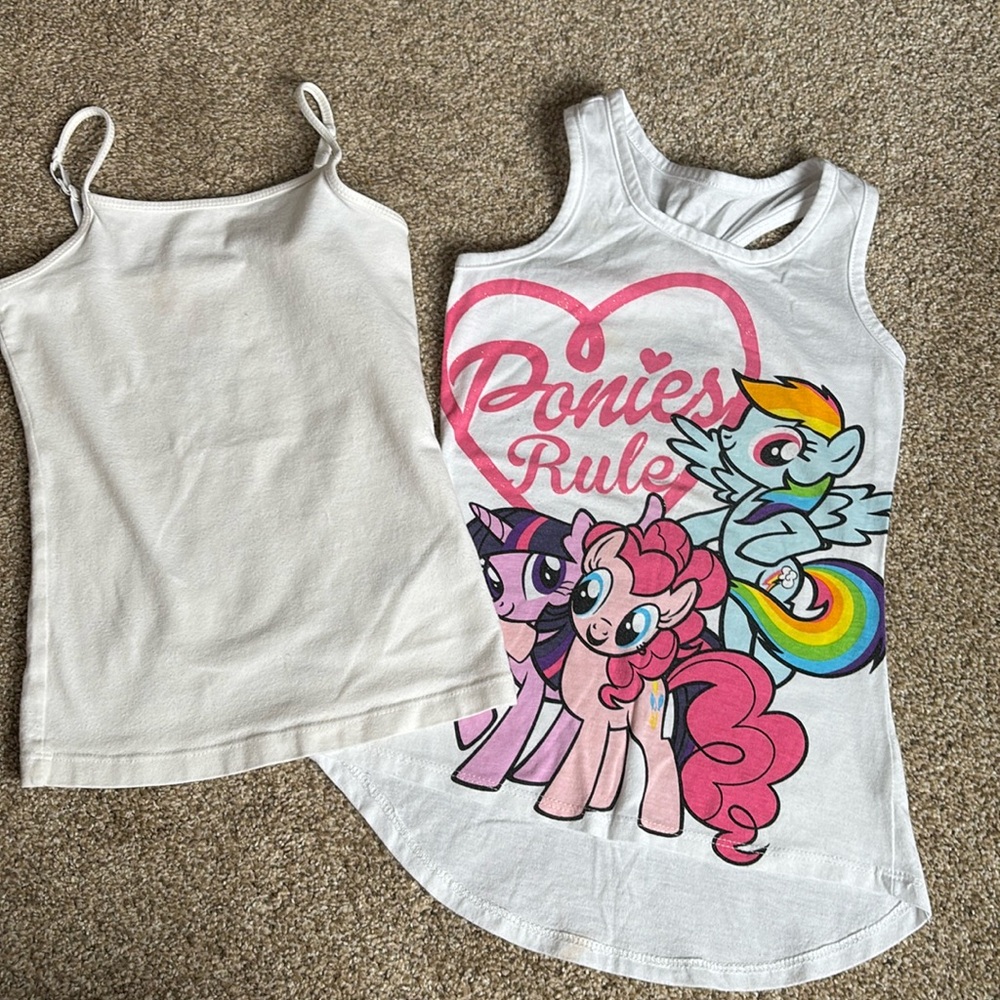 Two Girls’ Tanks, size 4